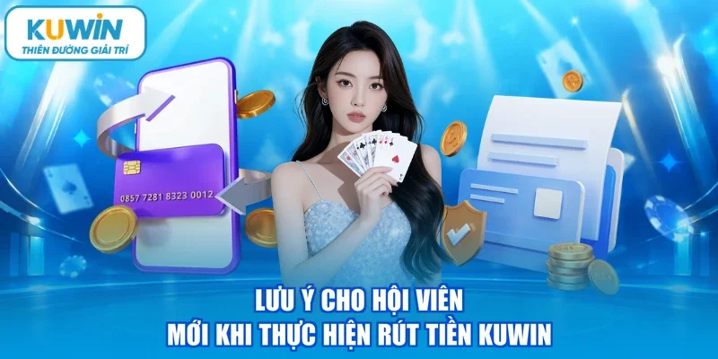 Lưu ý cho hội viên mới khi thực hiện rút tiền KUWIN