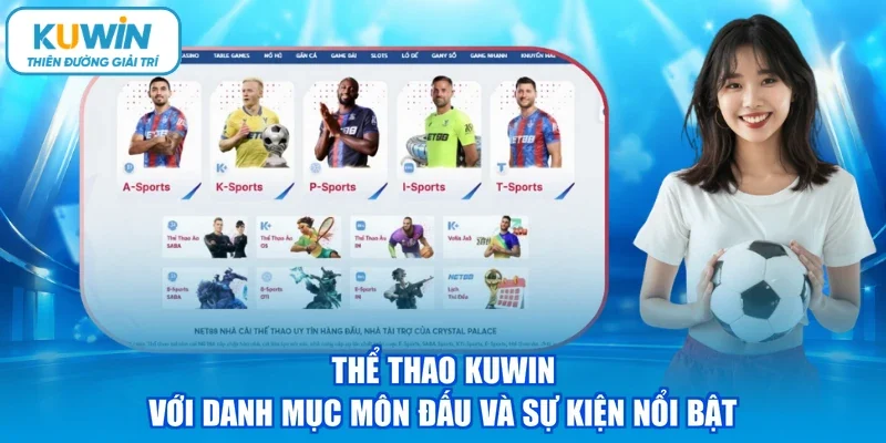 Thể thao kuwin với danh mục môn đấu và sự kiện nổi bật